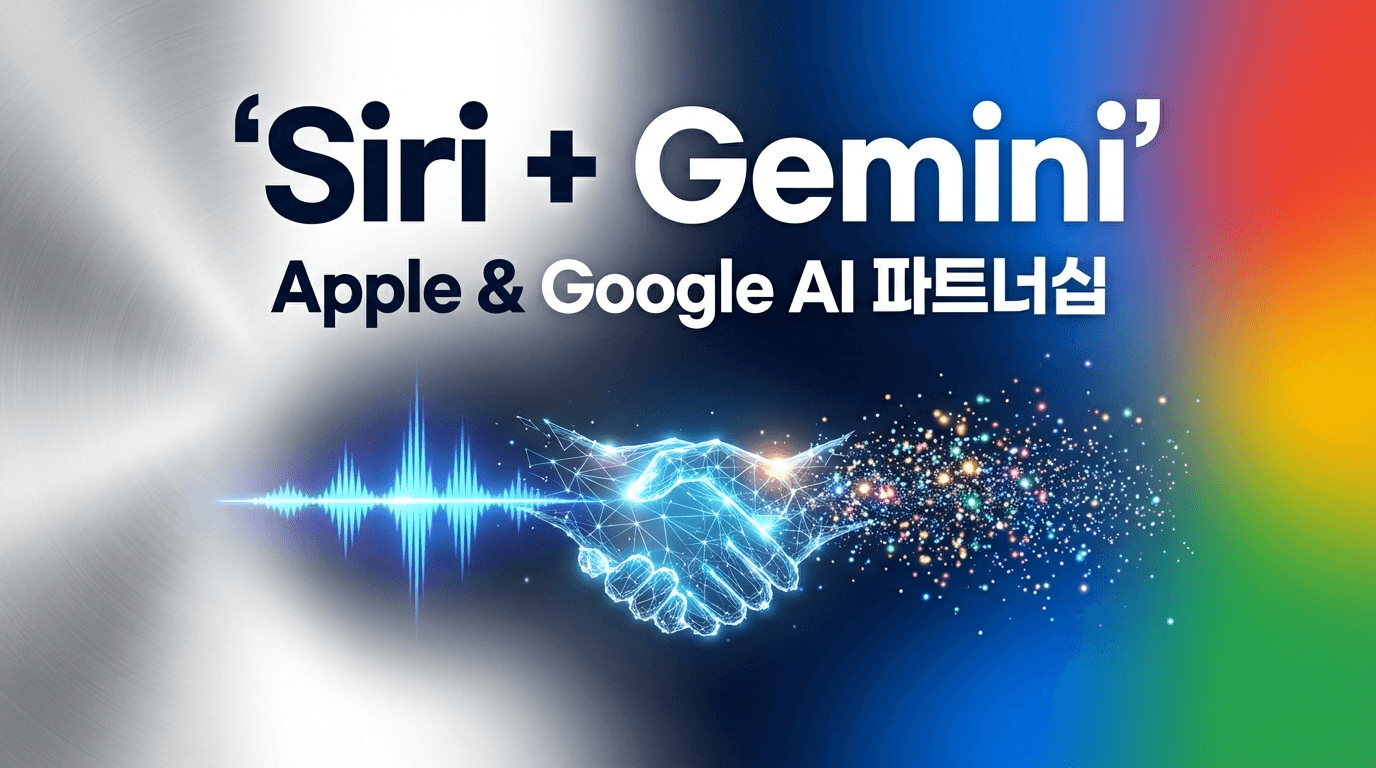 Apple-Google 역사적 AI 파트너십: Gemini 기반 Siri, 1.2조 파라미터로 재탄생