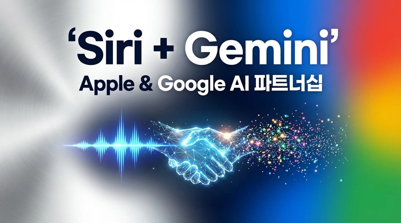 Apple-Google 역사적 AI 파트너십: Gemini 기반 Siri, 1.2조 파라미터로 재탄생
