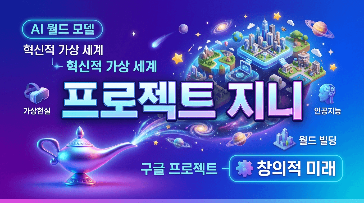 Google Project Genie: 텍스트 한 줄로 인터랙티브 3D 세계를 만드는 AI