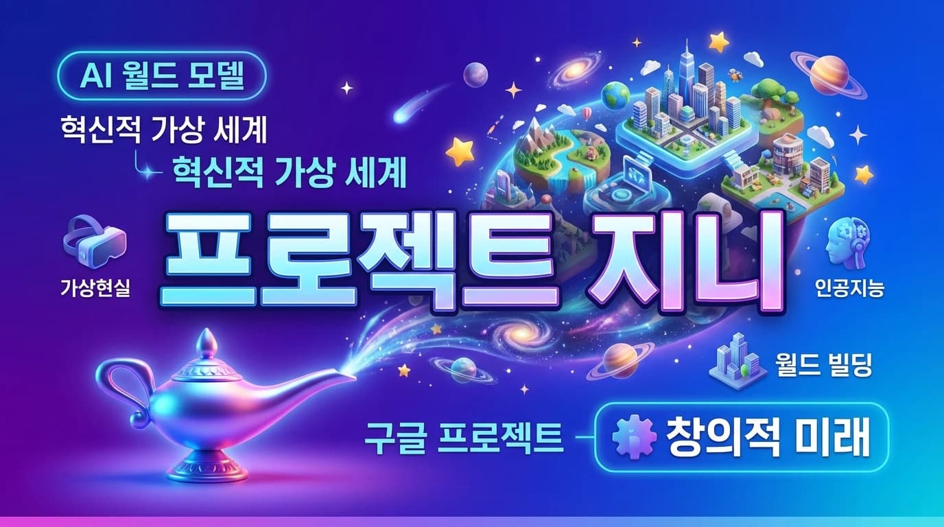 Google Project Genie: 텍스트 한 줄로 인터랙티브 3D 세계를 만드는 AI
