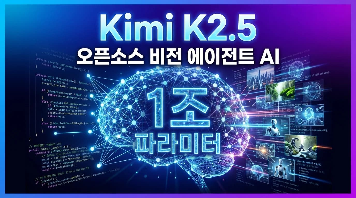 Moonshot AI Kimi K2.5: 1조 파라미터 오픈소스 비전 에이전트 AI