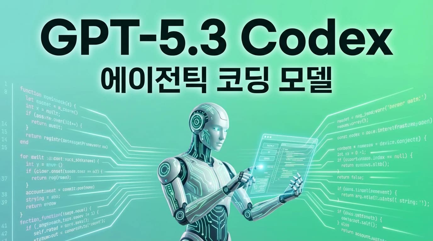 GPT-5.3 Codex 출시: 스스로를 만든 최초의 AI 모델, 코딩 에이전트의 새 기준