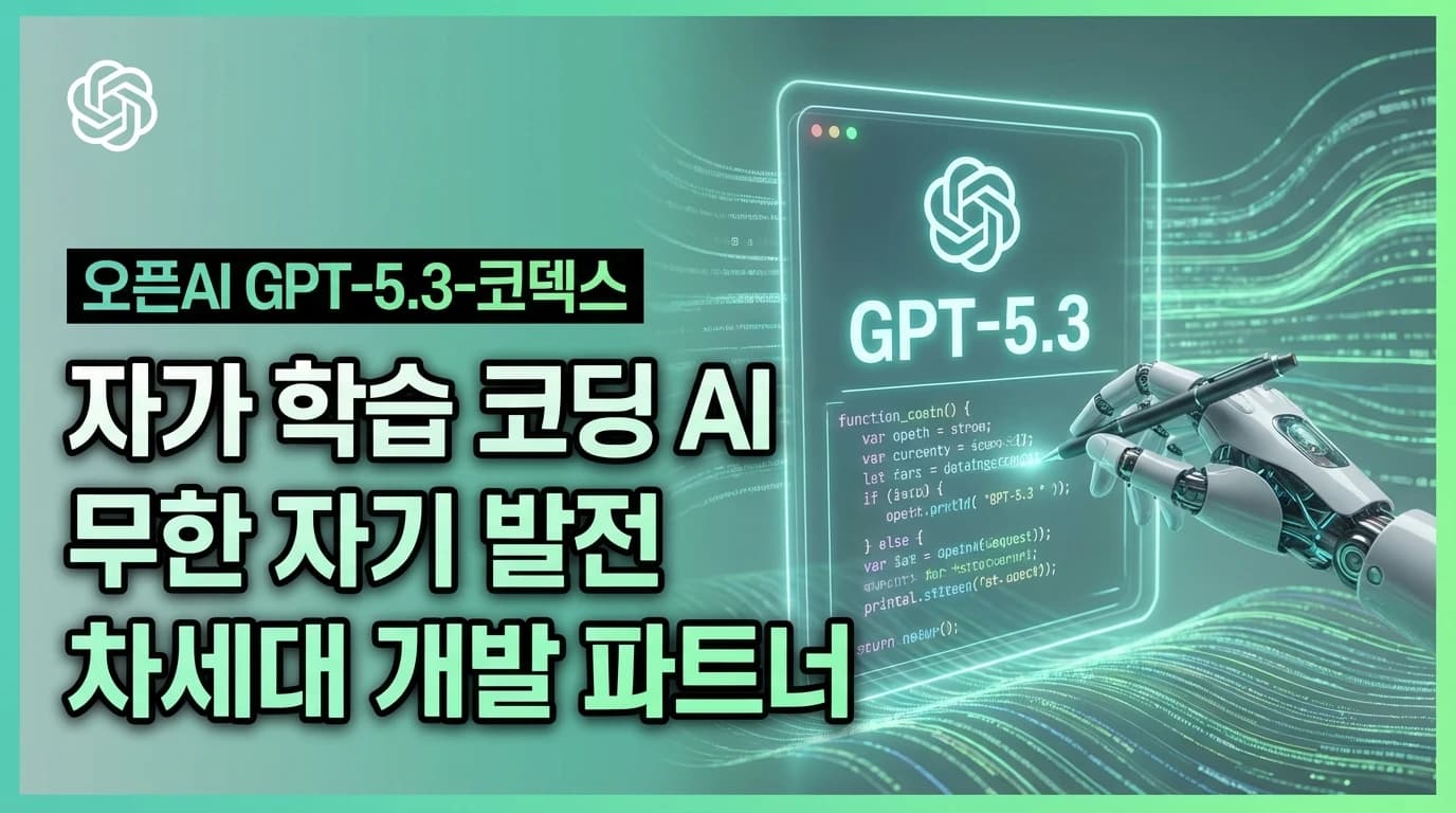 GPT-5.3-Codex 출시: OpenAI의 자기학습 코딩 AI