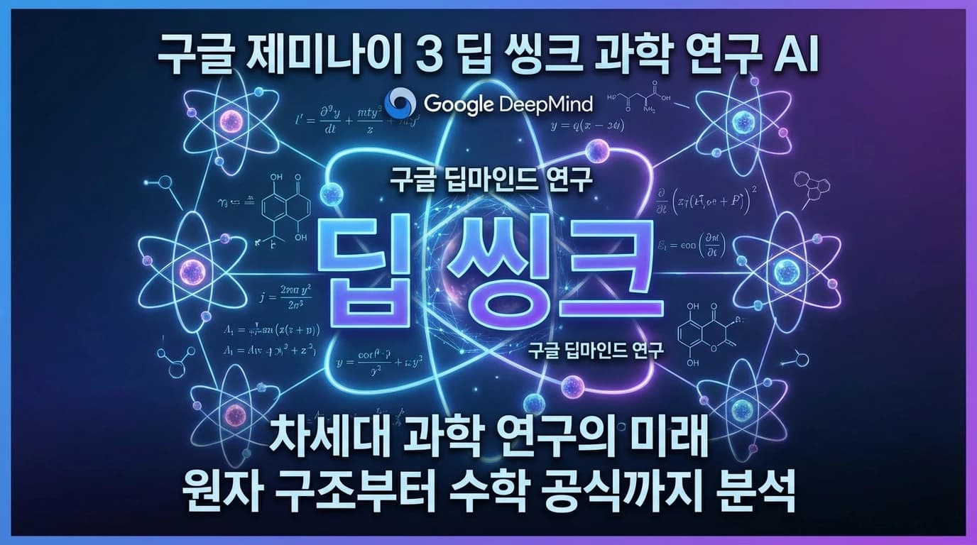 Gemini 3 Deep Think, 과학 연구 AI의 새 지평을 열다