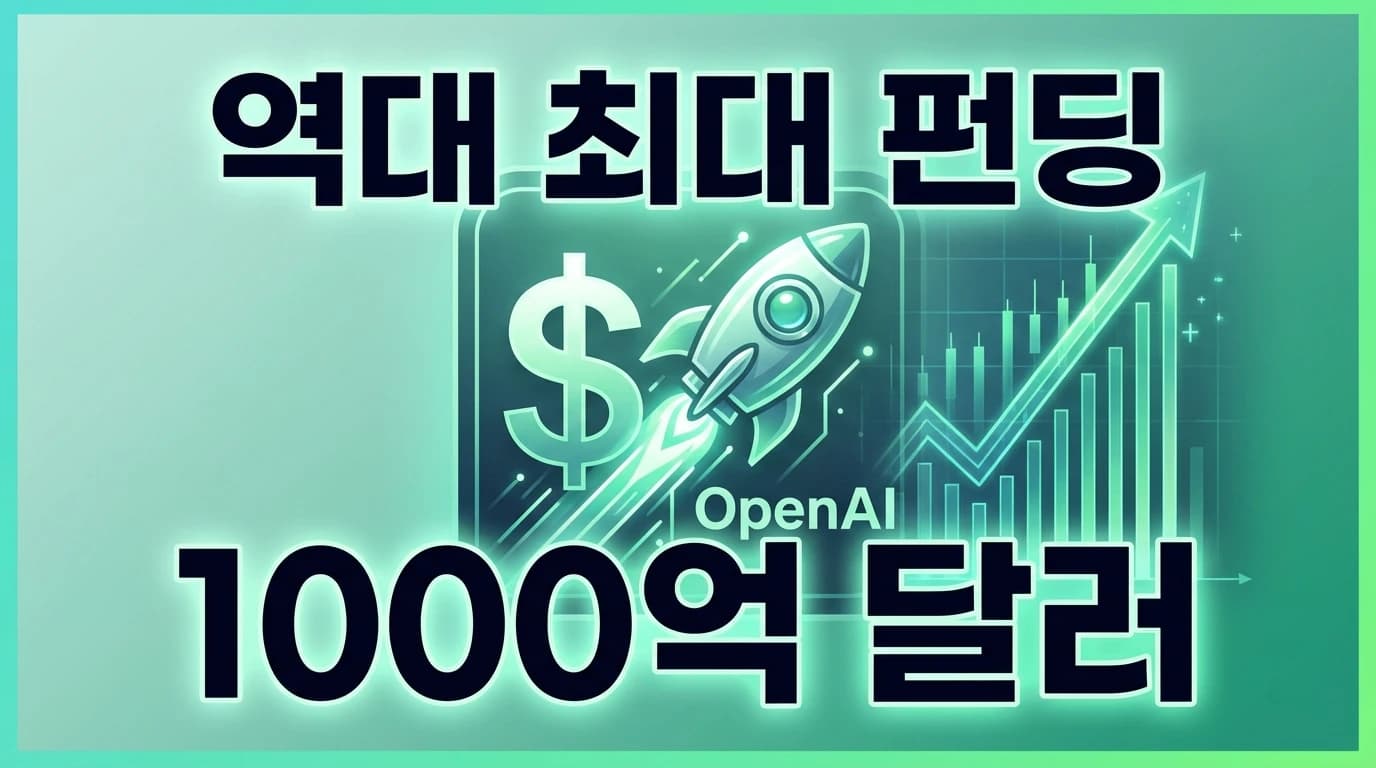 OpenAI, 1000억 달러 역대 최대 펀딩: 기업가치 8500억 달러 돌파