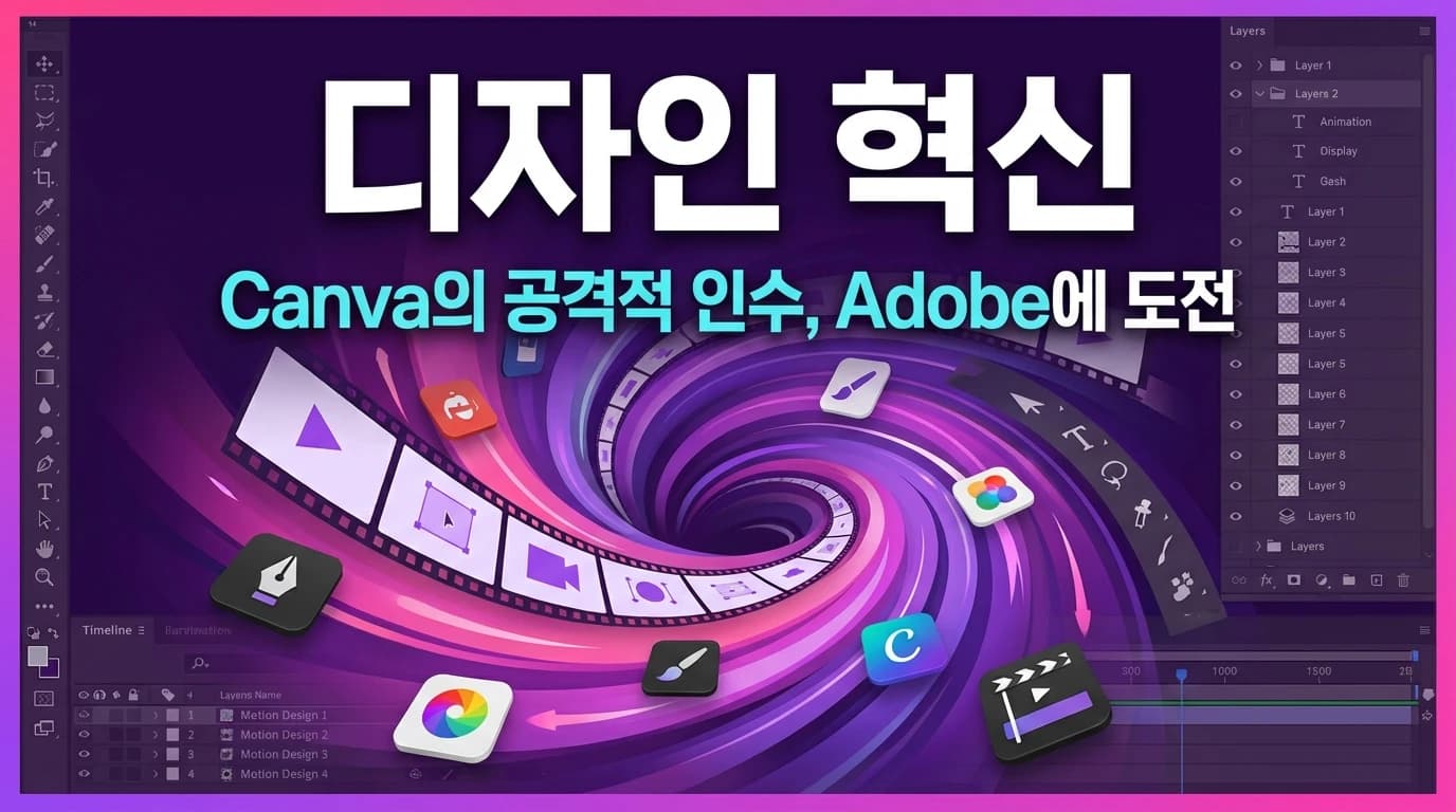 Canva, Cavalry와 MangoAI 동시 인수: Adobe에 도전하는 AI 크리에이티브 제국