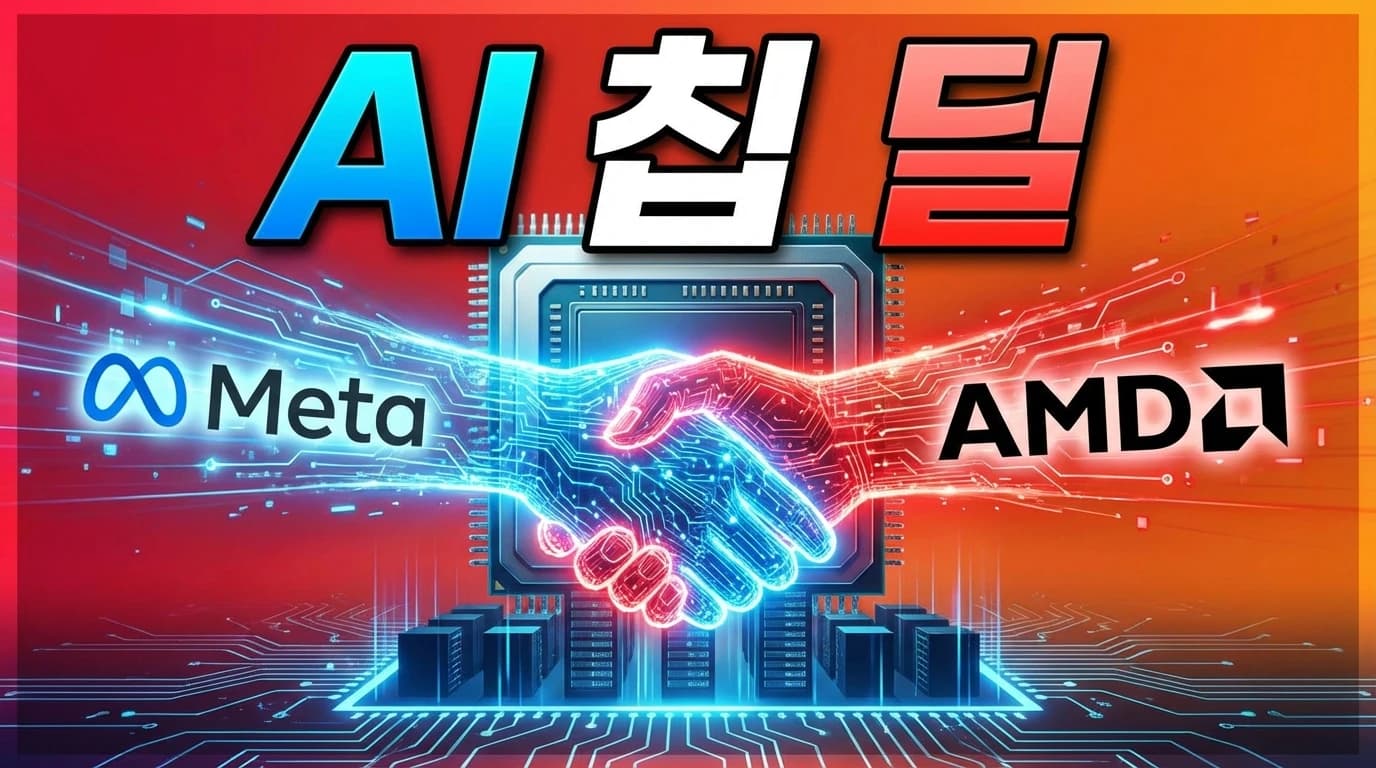 Meta-AMD 1000억 달러 AI 칩 딜: Nvidia 독점 시대의 종말 신호