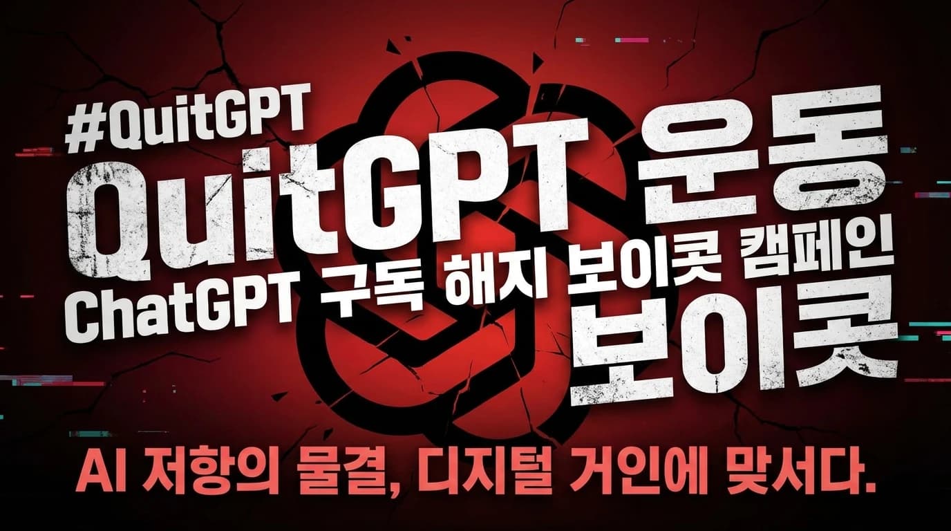 QuitGPT 운동 확산: ChatGPT 구독 해지 150만 명 돌파