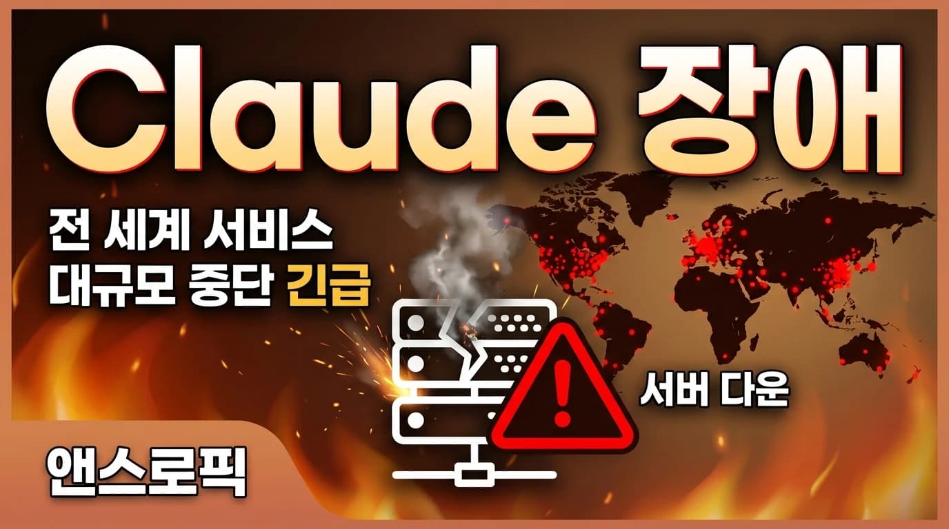 Claude 전 세계 대규모 장애: '전례 없는 수요'가 드러낸 AI 인프라의 과제