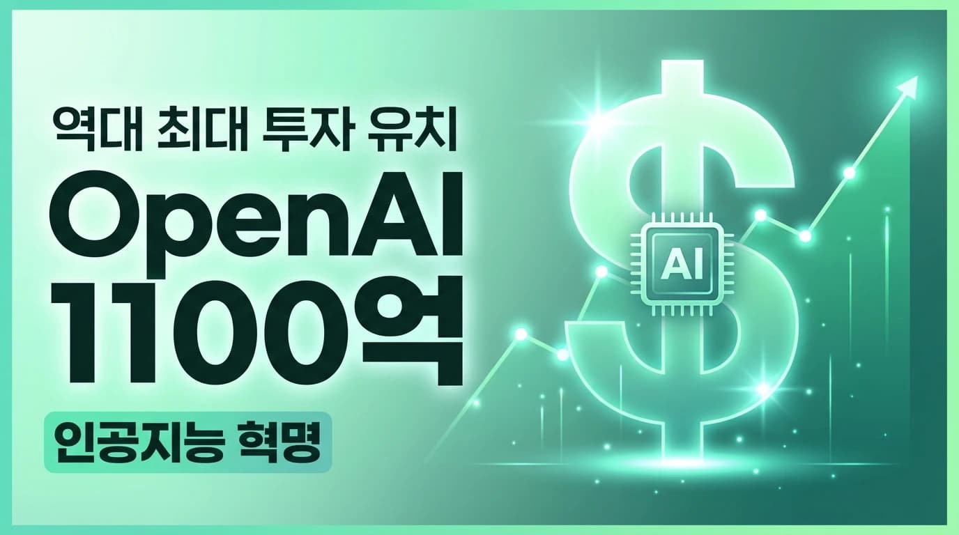 OpenAI $1,100억 펀딩 확정: 기업가치 $7,300억, 역대 최대 민간 투자