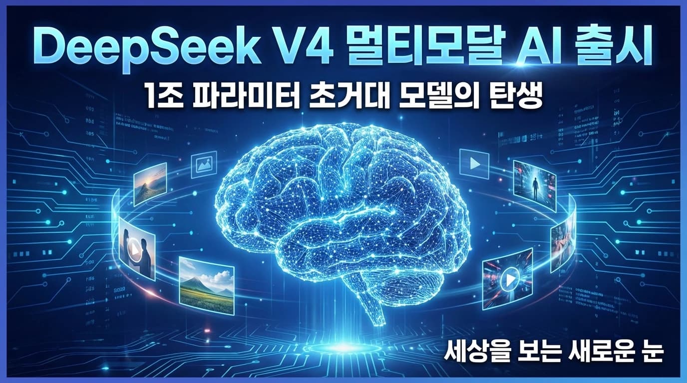 DeepSeek V4 멀티모달 공식 출시: 1조 파라미터, 화웨이 칩 최적화