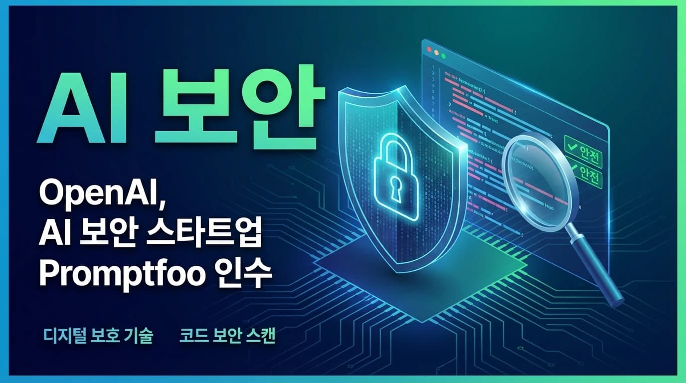 OpenAI, AI 보안 스타트업 Promptfoo 인수: Fortune 500의 25%가 쓰는 보안 도구