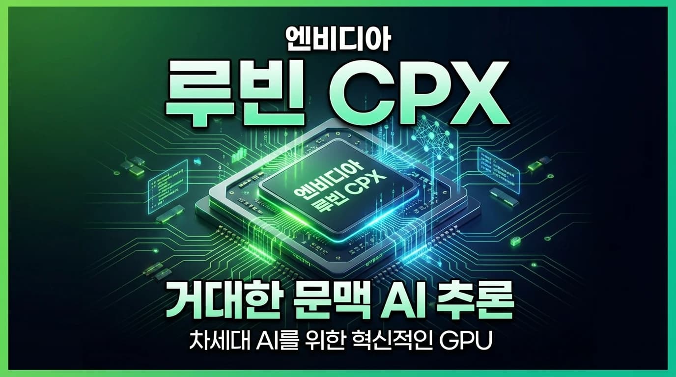 NVIDIA Rubin CPX 공개: 100만 토큰 추론 전용 GPU의 탄생