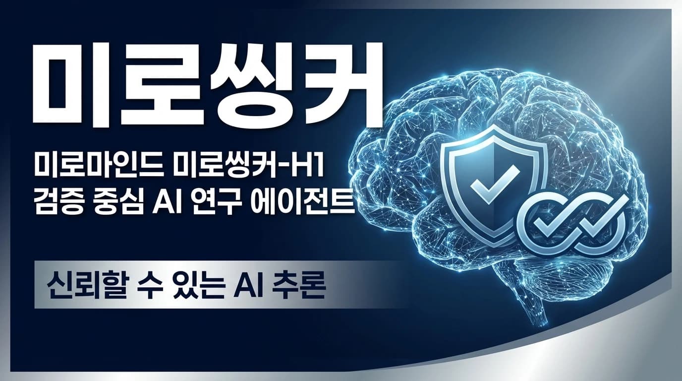 MiroThinker-H1 출시: 검증 중심 추론으로 GPT, Claude, Gemini를 넘다