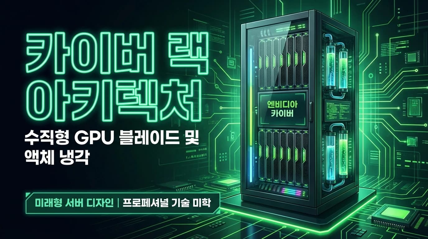 NVIDIA Kyber 아키텍처: 144 GPU 수직 랙으로 AI 데이터센터 재설계