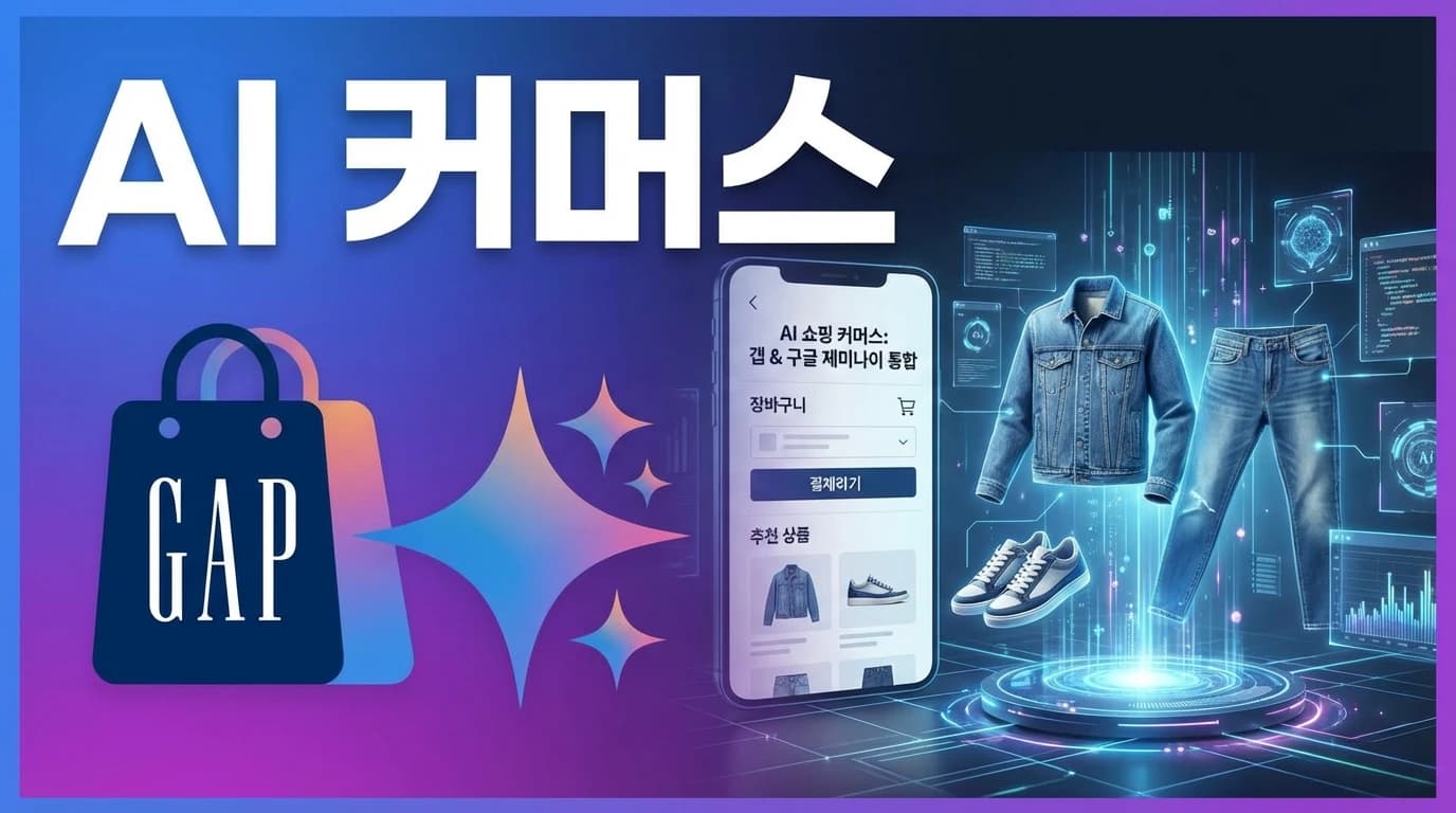 Gap, Google Gemini에서 직접 결제 도입: AI 커머스 시대의 시작