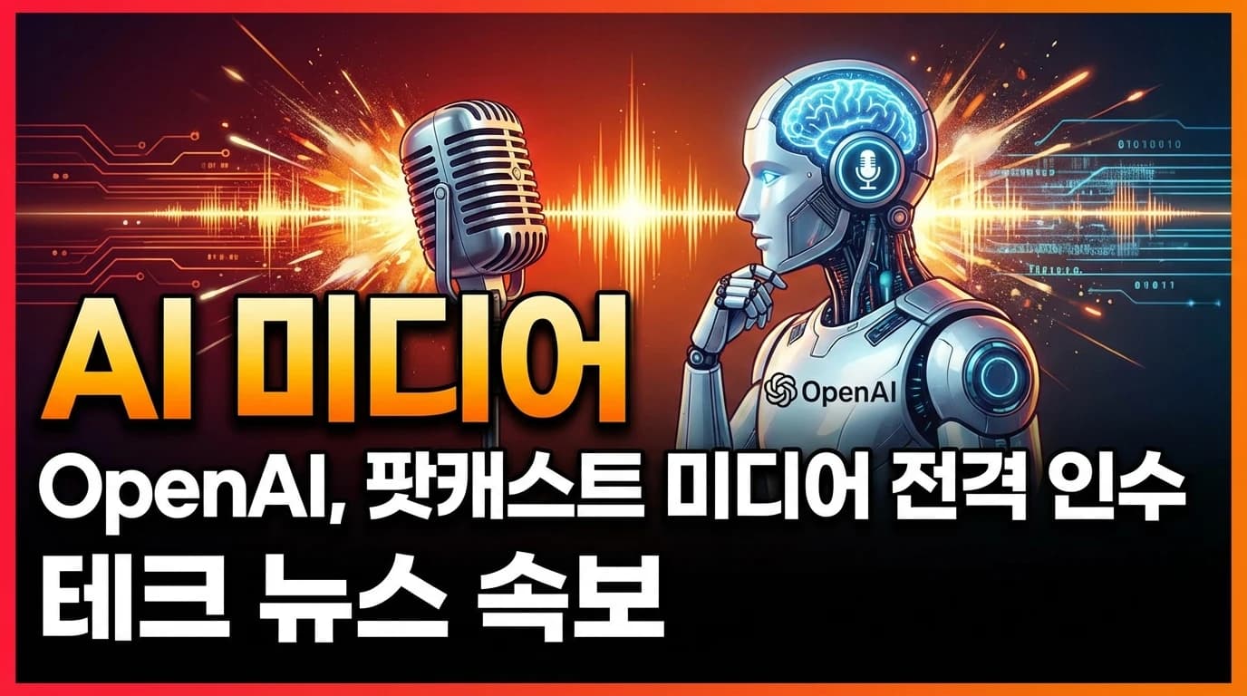 OpenAI, 테크 팟캐스트 TBPN 인수: AI 기업이 미디어에 진출하는 이유