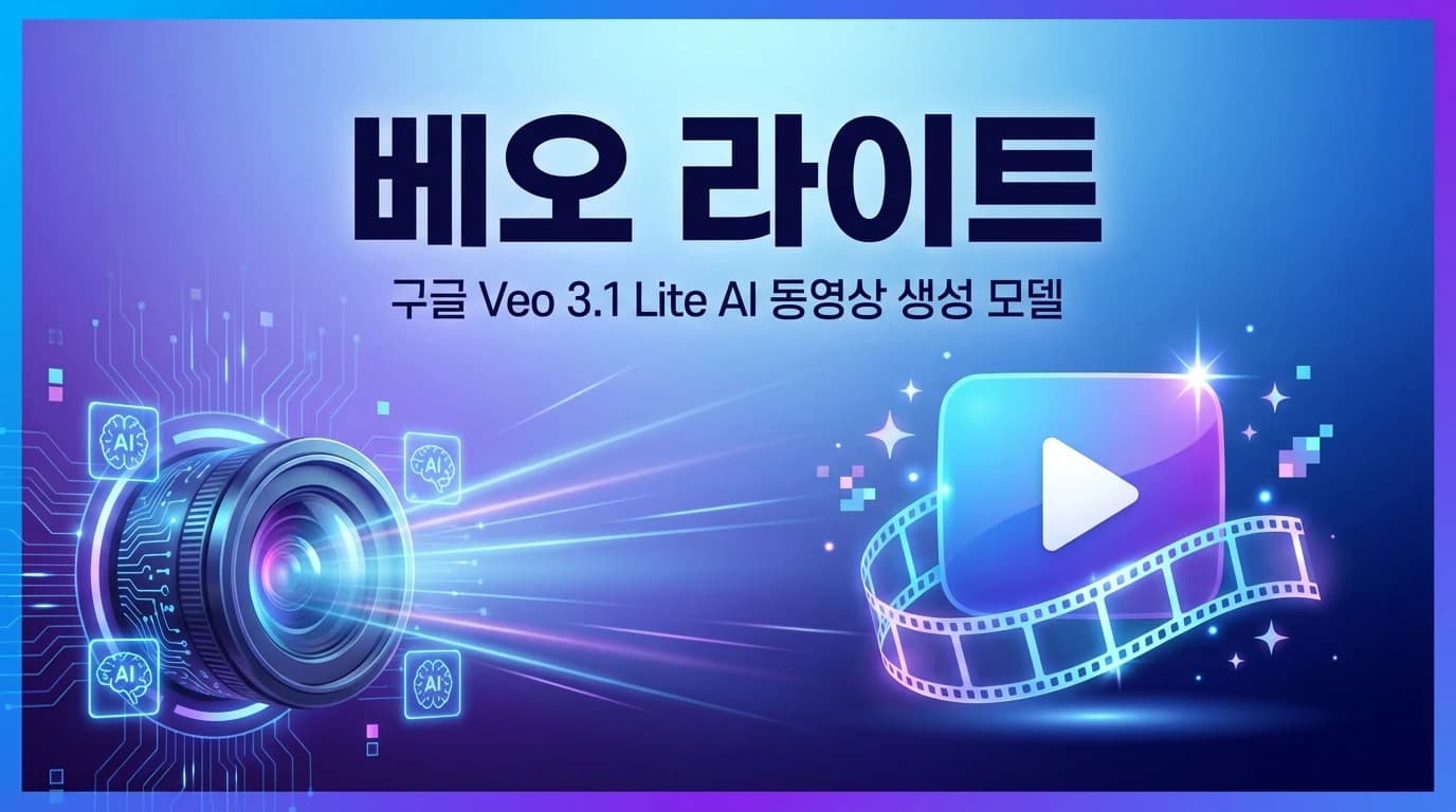 Google Veo 3.1 Lite 출시: 비용 50% 절감, 개발자를 위한 AI 비디오 생성