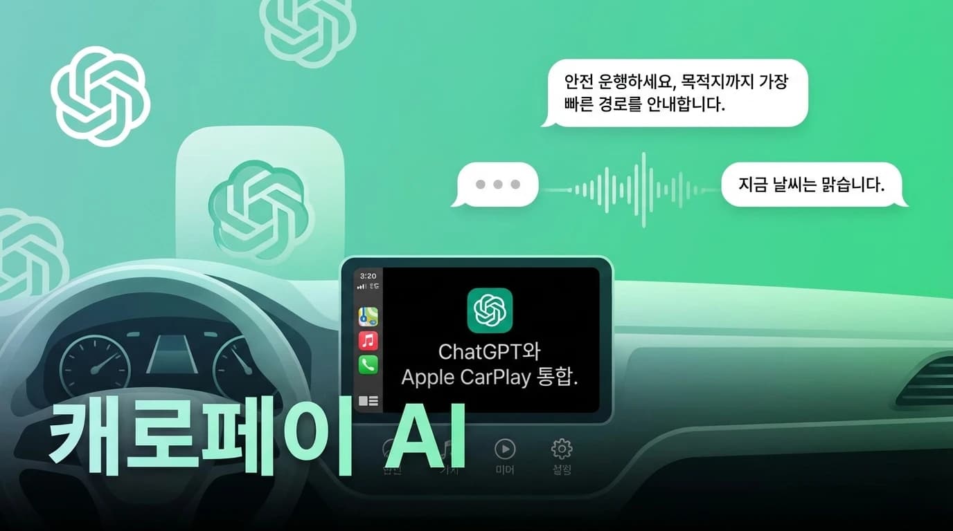 ChatGPT, 운전대에 오르다: iOS 26.4 CarPlay 통합으로 차량 내 AI 비서 현실화