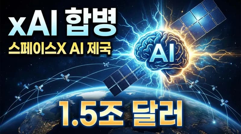 xAI-SpaceX 합병: 일론 머스크의 1.5조 달러 AI 제국 탄생