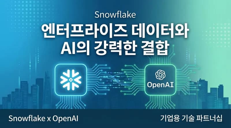 Snowflake-OpenAI $2억 파트너십: 엔터프라이즈 AI 에이전트 시대의 서막