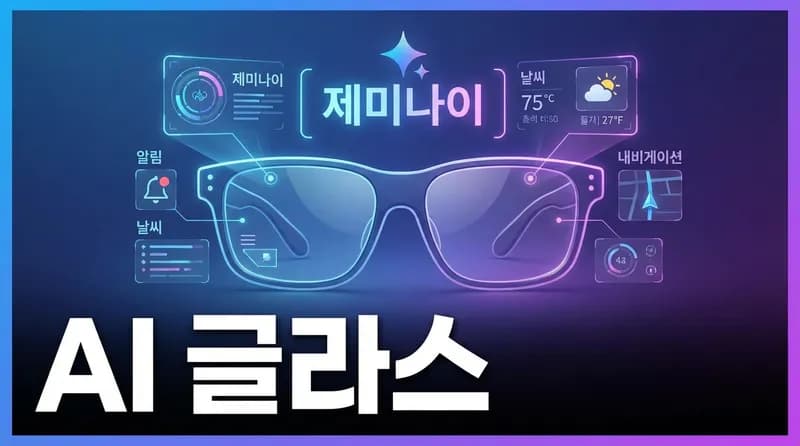 Google Android XR 스마트 글라스 공식 UI 공개: Gemini AI가 제어하는 차세대 웨어러블