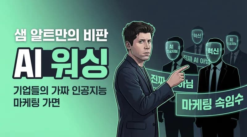 Sam Altman, 'AI 워싱' 경고: 기업들이 AI를 감원 핑계로 악용하고 있다