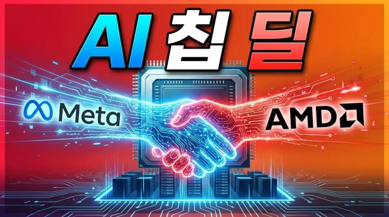 Meta-AMD 1000억 달러 AI 칩 딜: Nvidia 독점 시대의 종말 신호