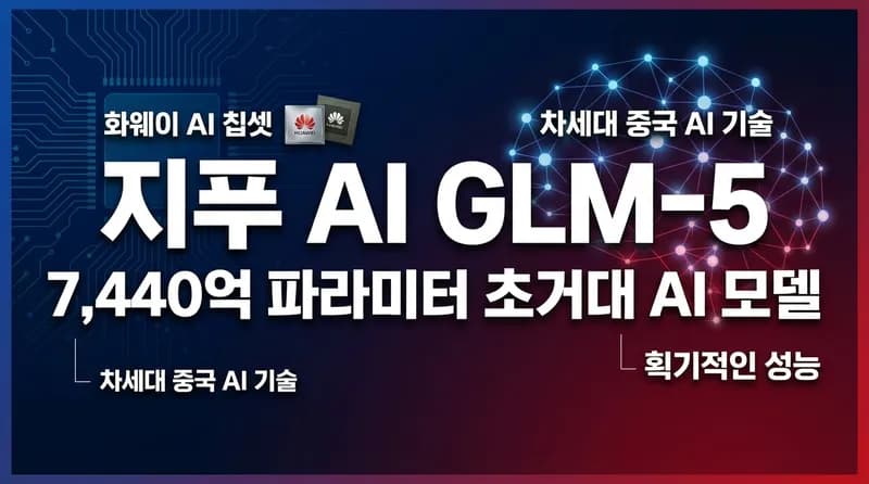 GLM-5: Huawei 칩으로 훈련한 744B 오픈소스 MoE 모델의 등장