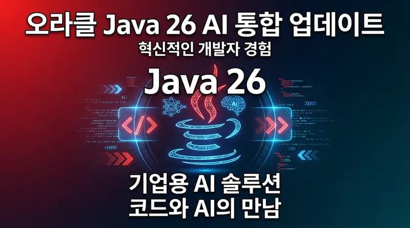 Oracle Java 26 출시: AI와 암호화 기능 통합, 개발자 생산성 대폭 향상