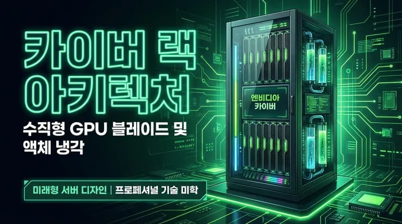 NVIDIA Kyber 아키텍처: 144 GPU 수직 랙으로 AI 데이터센터 재설계