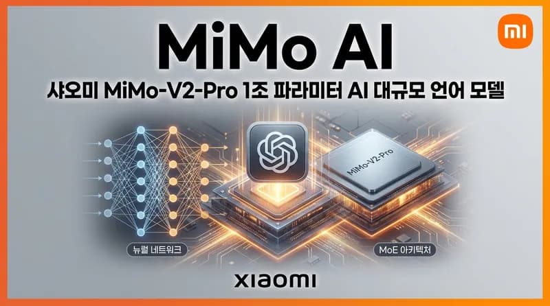 Xiaomi MiMo-V2-Pro 공개: 1조 파라미터 MoE 모델로 글로벌 AI 시장에 도전하다
