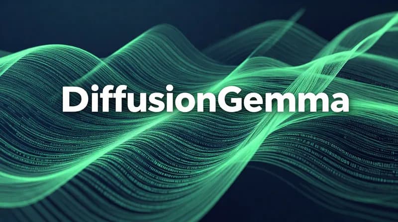 DiffusionGemma 26B: 확산 기법으로 최대 4배 빠른 텍스트 생성