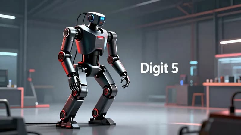 Agility Robotics Digit 5: 안전펜스 없는 협업 휴머노이드 로봇