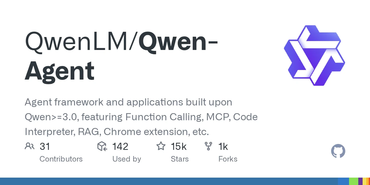 Qwen-Agent - Open Source | AIWire | AIWire