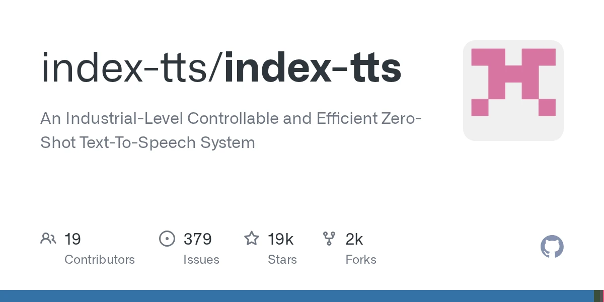 IndexTTS - Open Source | AIWire | AIWire