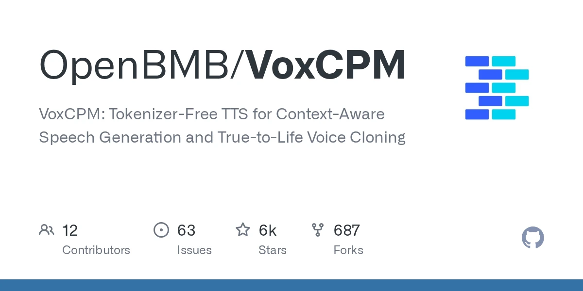 VoxCPM - Open Source | AIWire | AIWire